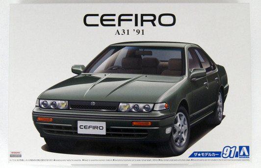 Aoshima 56448 The Model Car 91 Nissan A31 Cefiro 1991 1/24 scale kit