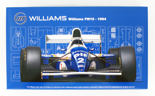 Fujimi GP24 Williams FW16 Renault (San Marino GP/ Brazilian GP/ Pacific GP) 1/20 Scale kit