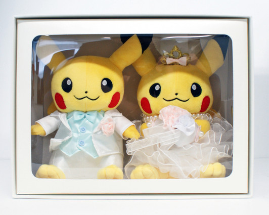 Pokemon Center Original Precious Wedding Pair Plush Dolls 616-247441