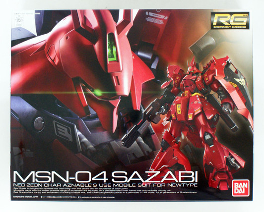 Bandai RG 1/144 Sazabi Plastic Model