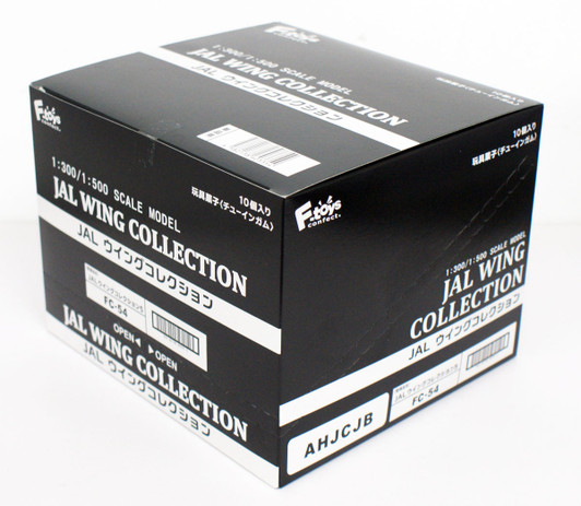 F-toys JAL Wing Collection 5 1/300 1/500 scale kit 1 BOX 10 Kit Set