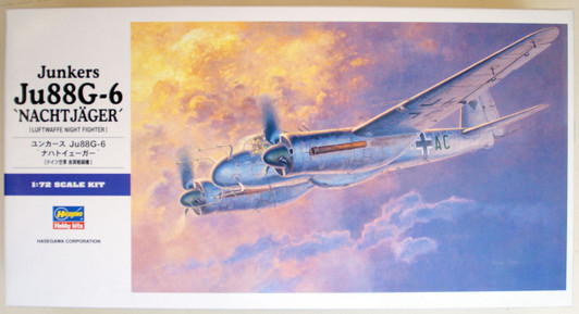 Hasegawa E32 Junkers Ju88G-6 NACHTJAGER 1/72 Scale Kit