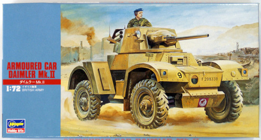Hasegawa MT24 ARMOURED CAR DAIMLER Mk.II 1/72 Scale Kit