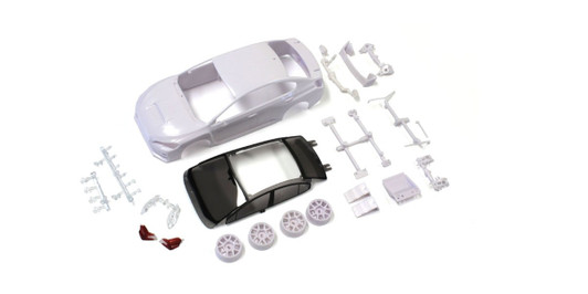 Kyosho MZN185 SUBARU WRX STI White body set (w/Wheel)