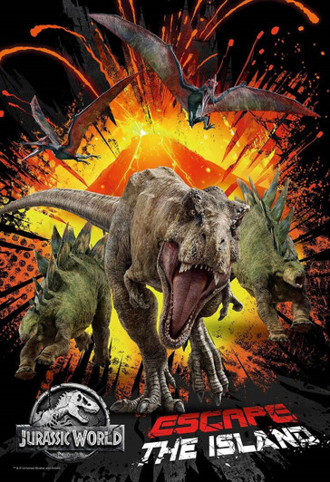 Epoch Jigsaw Puzzle 26-293s Jurassic World Escape The Island (300 Pieces)