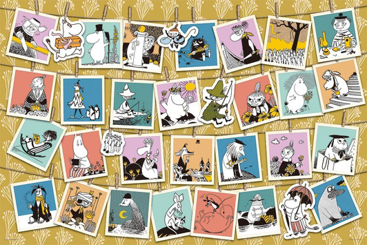 Yanoman Jigsaw Puzzle 10-1321 Moomin Photo Gallery (1000 Pieces)