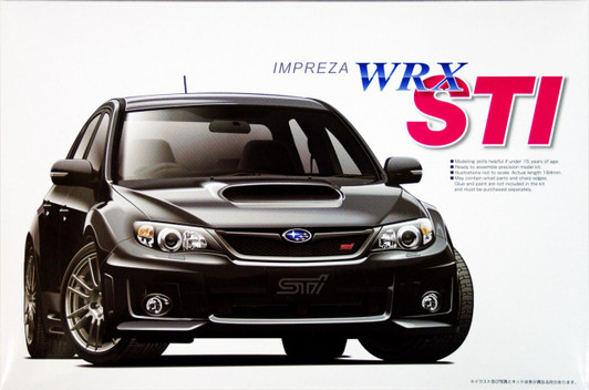 Aoshima 50538 Subaru Impreza WRX STI 2010 1/24 Scale Kit
