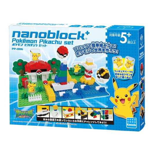Kawada PP-006 nanoblock plus Pokemon Pikachu Set