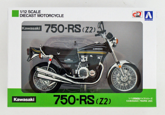 Aoshima Skynet 04613 Kawasaki 750RS (Z2) Tamamushi Blue 1/12 Scale Finished Model
