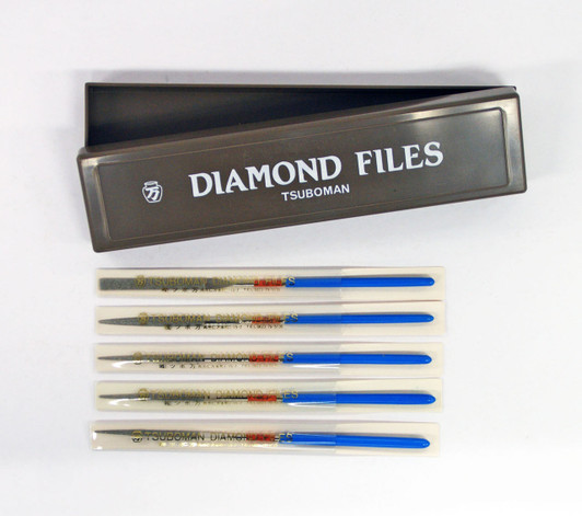 TSUBOMAN 10S-Set Precision Diamond Needle Files 5 pcs Set SYU