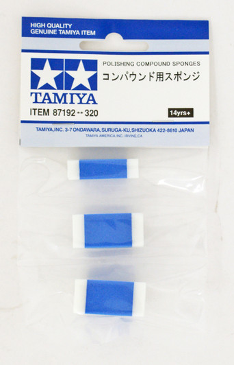 Tamiya 87192 Polishing Compound Sponges