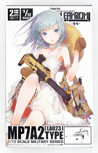 Tomytec LA023 Military Series Little Armory MP7A2 Type 1/12 Scale Plastic Model Kit