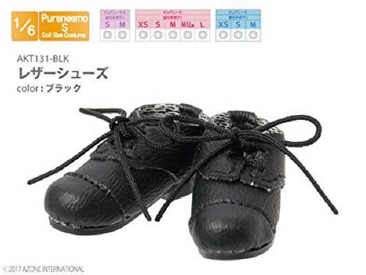 Azone AKT131-BLK Leather Shoes Black
