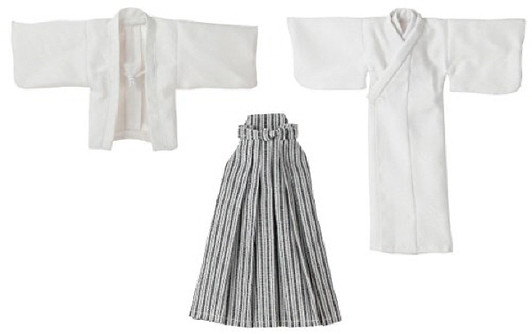 Azone ALB163-WHT PNXS Boys Haori / Hakama Set "HISHOU" White