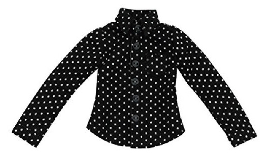 Azone ALB171-BLK PNXS Dot Pattern Shirt Black