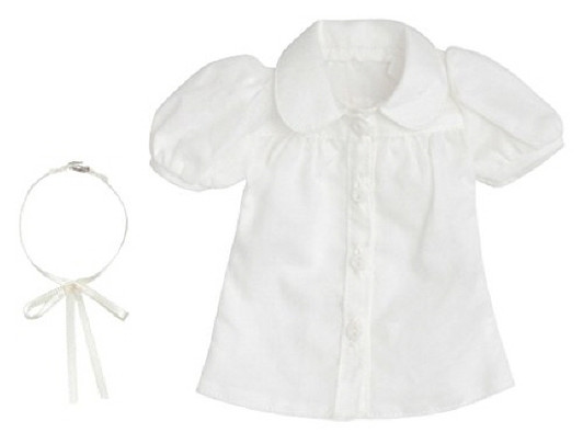 Azone FAR217-WHT for 50cm doll Simple Blouse Set White