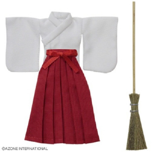 Azone PIC016-RED 1/12 Miko Clothes White x Red