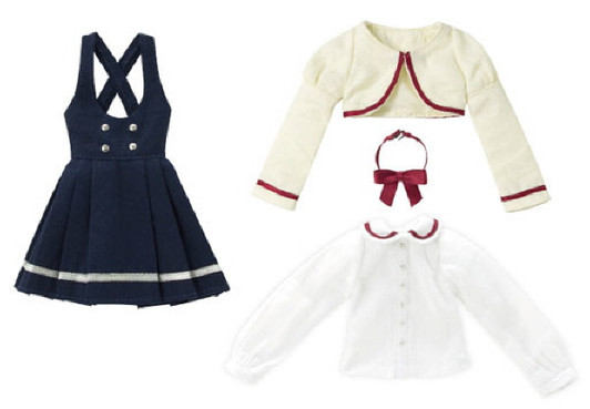 Azone POC433-NVY PNS Bolero Uniform Clothes Set Navy