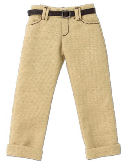 Azone POC436-BGE PNS Boy Low Rise Cropped Pants Beige