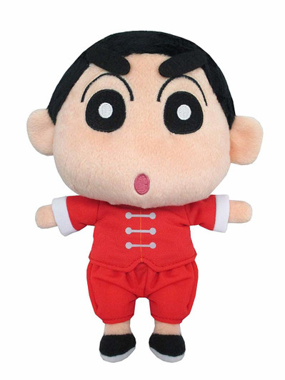 San-ei SN26 Crayon Shinchan Plush Doll Transform Shinchan Kung fu