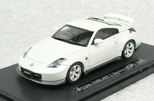 Ebbro 43939 NISSAN FAIRLADY Z NISMO 2007 Silver 1/43 Scale - Plaza