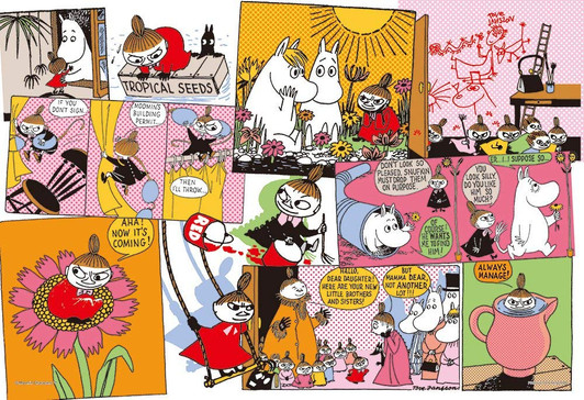 Yanoman Jigsaw Puzzle 03-877 Moomin Little My Ver.2 (300 Pieces)