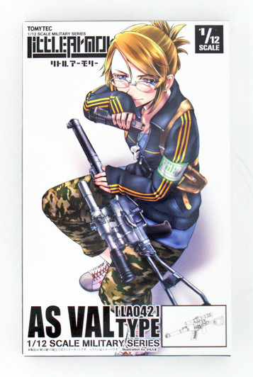 Tomytec LA042 Military Series Little Armory AS VAL Type 1/12 Scale Plastic Model Kit