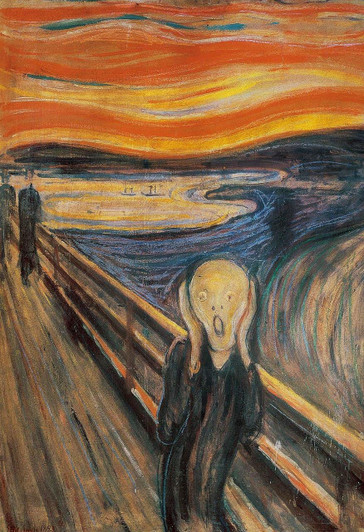 Epoch Jigsaw Puzzle 25-169 Edvard Munch The Scream (300 Pieces)