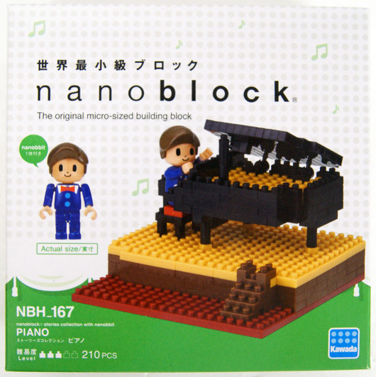 Kawada NBH-167 nanoblock Stories Collection with nanobbit Piano