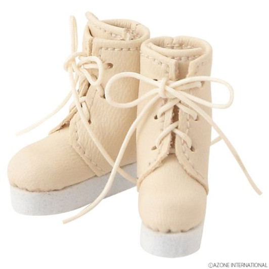 Azone AKT090-MLK Pure Neemo Pukkuri Short Boots Milk