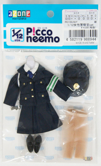 Azone PIC133-NVY 1/12 Picco Neemo Policewoman Set Navy