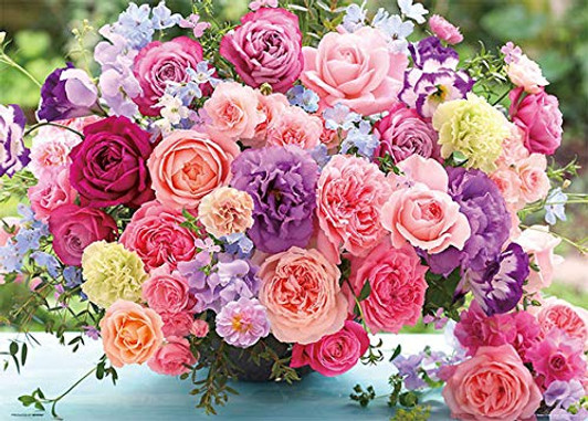 Beverly Jigsaw Puzzle 66-107 Pink Blooming Roses (600 Pieces)
