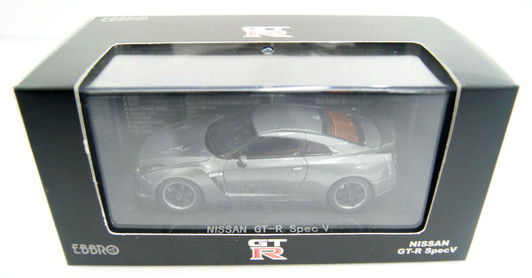 Ebbro 44168 NISSAN GT-R Spec V R35 Gray 1/43 scale