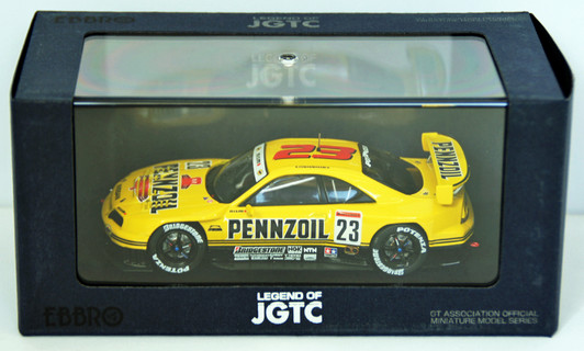 Ebbro 44251 Pennzoil Nismo GT-R Jgtc 1998 Hdf (Yellow) 1/43 Scale