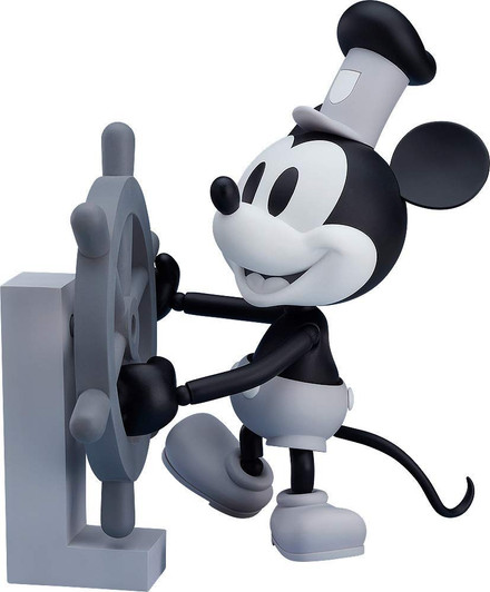 Good Smile Nendoroid 1010a Mickey Mouse: 1928 Ver. (Black & White) (Steamboat Willie)