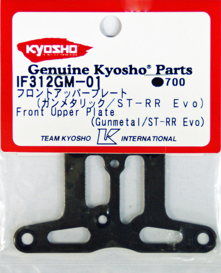 Kyosho IF312GM-01 Front Upper Plate (Gunmetal/ST-RR Evo)