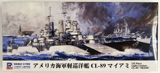 Pit-Road Skywave W-209 USN Light Cruiser CL-89 USS Miami 1/700 Scale kit