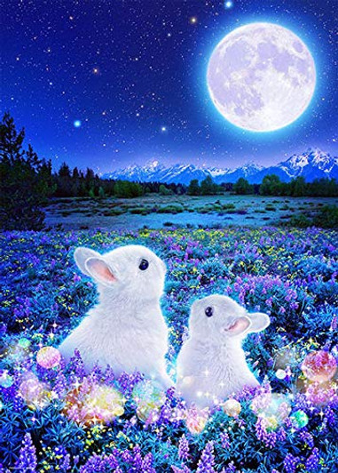 Beverly Jigsaw Puzzle 66-109 Moon Rabbit (600 Pieces)