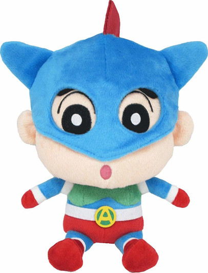 San-ei 904409 Crayon Shinchan Plush Doll Transform Shincahn Action Mask TJN