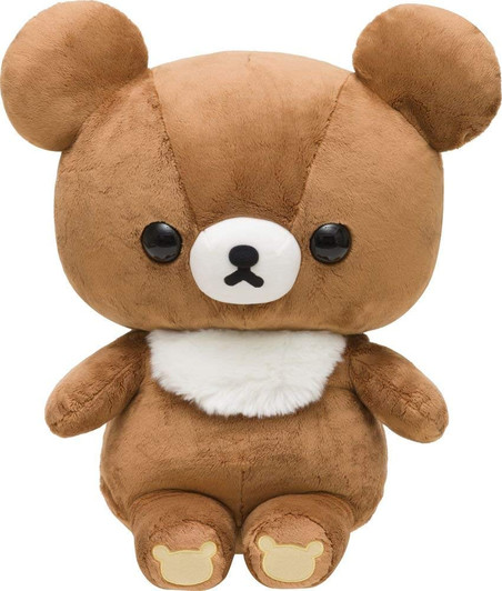 San-X Plush Doll Rilakkuma Chairokoguma (Brown Small Bear) Size L TJN