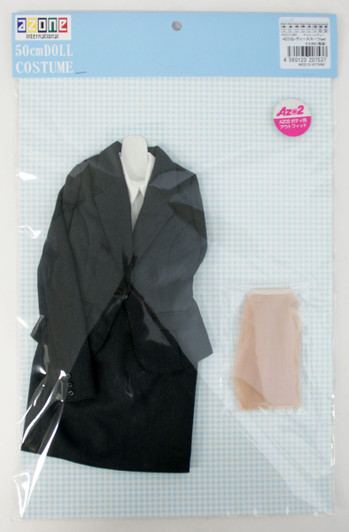 Azone FAO117-GRY 50cm AZO2 Ladies Suit Set Charcoal Gray
