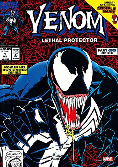 Tenyo Japan Jigsaw Puzzle R-108-624 Marvel Cover Art Collection Vol.1 Venom (108 Pieces)