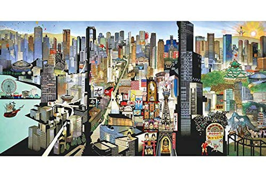 APPLEONE Jigsaw Puzzle 1000-832 Seiji Fujishiro Osaka Panorama (1000 Pieces)