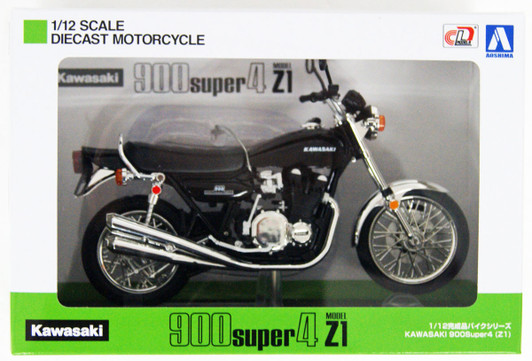 Aoshima Skynet 05948 Kawasaki 900 Super4 (Z1) Black 1/12 Scale Finished Model Aoshima Skynet 05948 Kawasaki 900 Super4 (Z1) Black 1/12 Scale Finished Model