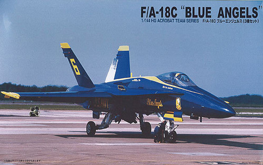 Arii 622032 F/A-18C Blue Angels (3 planes) 1/144 Scale Kit (Microace)