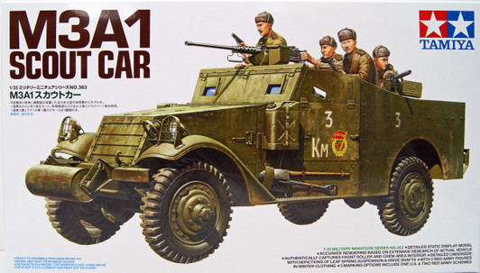 Tamiya 35363 M3A1 Scout Car 1/35 Scale Kit
