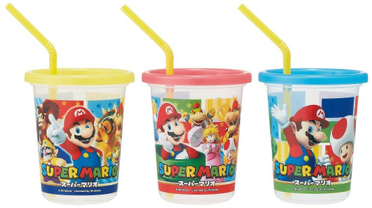 Super Mario Tumbler with Straw Set