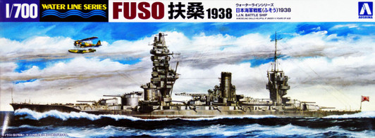 Aoshima Waterline 50880 IJN Japanese BattleShip FUSO 1938 1/700 Scale Kit