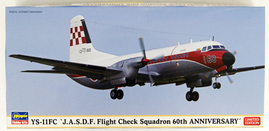 Hasegawa 10829 YS-11FC JASDF Flight Check Squadron 60th Anniversary 1/144 Scale kit
