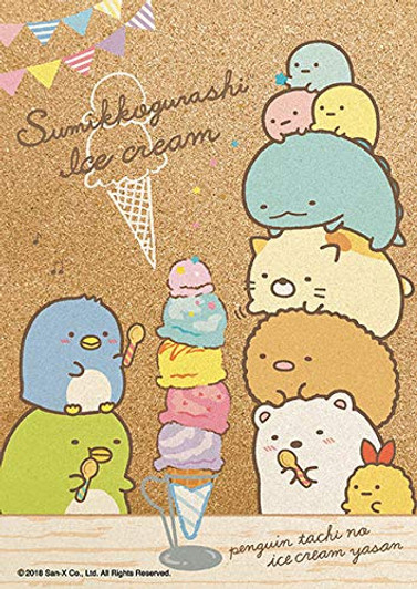Beverly Jigsaw Puzzle 108-827 Cork Jigsaw Puzzle Sumikko Gurashi Ice Cream (108 Pieces)